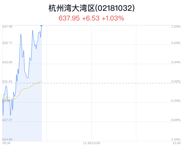 杭州湾大湾区概念盘中拉升，滨江集团涨6.63%