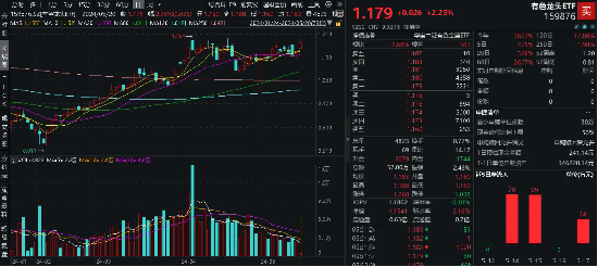 涨疯了！伦铜创上市新高，COMEX黄金回升4月高位，有色龙头ETF（159876）高开3%！标的指数本轮累涨38.98%！